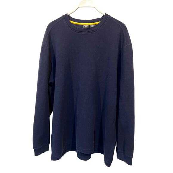 Junction West Other - Junction West Thermal Shirt Cotton Navy Blue Solid Long Sleeve Men's XXLarge